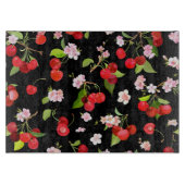 Cherry Muster 2 Schneidebrett (Vorderseite)