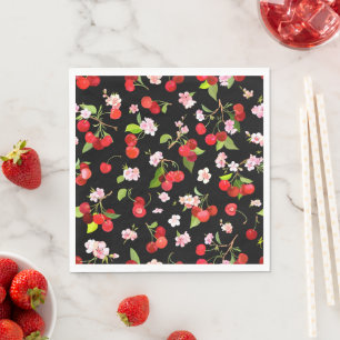 Cherry Muster 2 Serviette