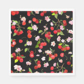 Cherry Muster 2 Serviette (Vorderseite)