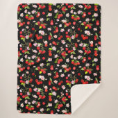 Cherry Muster 2 Sherpadecke (Vorderseite)