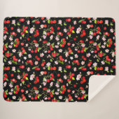 Cherry Muster 2 Sherpadecke (Vorderseite (Horizontal))