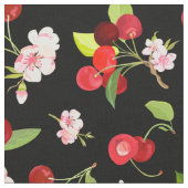 Cherry Muster 2 Stoff (Nahaufnahme)