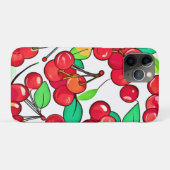 Cherry Muster Design Case-Mate iPhone Hülle (Rückseite (Horizontal))