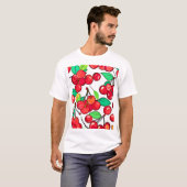 Cherry Muster Design T-Shirt (Vorne ganz)