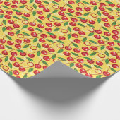 Cherry-Muster Geschenkpapier (Ecke)