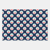 Cherry Muster - Retro Fruit Gift & Decke Geschenkpapier Set (Vorderseite 2)