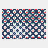 Cherry Muster - Retro Fruit Gift & Decke Geschenkpapier Set (Vorderseite 2)