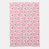 Cherry Muster - Retro Fruit Gift & Decke Geschirrtuch (Vertikal)