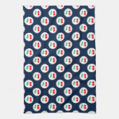 Cherry Muster - Retro Fruit Gift & Decke Geschirrtuch (Vertikal)