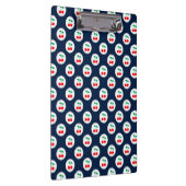 Cherry Muster - Retro Fruit Gift & Decke Klemmbrett (Rechts)