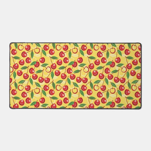 Cherry-Muster Schreibtischunterlage (Vorderseite)