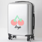 Cherry Name Custom Decal Aufkleber (Koffer)