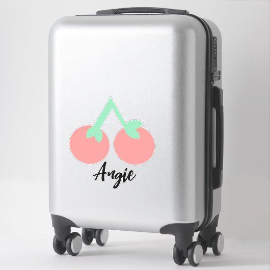 Cherry Name Custom Decal Aufkleber (Koffer)