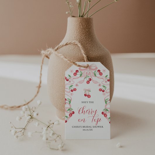 Cherry oben | BRAUTPARTY Geschenkanhänger