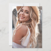 Cherry oben | Foto der Whimsical Graduation Party Einladung (Rückseite)