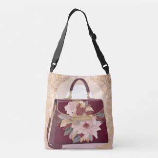 Cherry on Cake Purse AI Art Tragetaschen Mit Langen Trägern