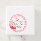 Cherry on Top Baby Shower Geschenkanhänger (Beispiel)