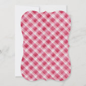 Cherry on Top Baby Shower Invitation Girl Einladung (Rückseite)