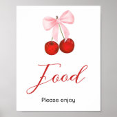 Cherry on Top Baby Showfood Poster (Vorne)