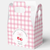 Cherry on top Bow Baby Dusche Vielen Dank für Ihr Geschenkschachtel (Offen)