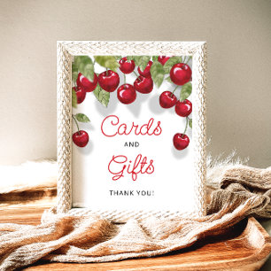 Cherry on Top Cherry Sweet Cards and Gifts Poster