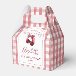 Cherry On Top Coquette Bow Birthday Geschenkschachtel