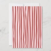 Cherry on Top hand drawn girl Baby Shower Einladung (Rückseite)