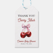 Cherry On Top Pink Bow Brautparty Vielen Dank