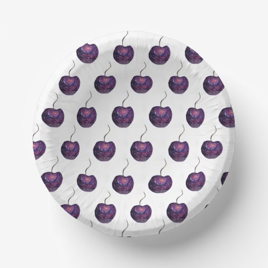 Cherry Paper Bowl Pappteller (Vorderseite)