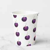 Cherry Paper Cups Pappbecher (Rückseite)