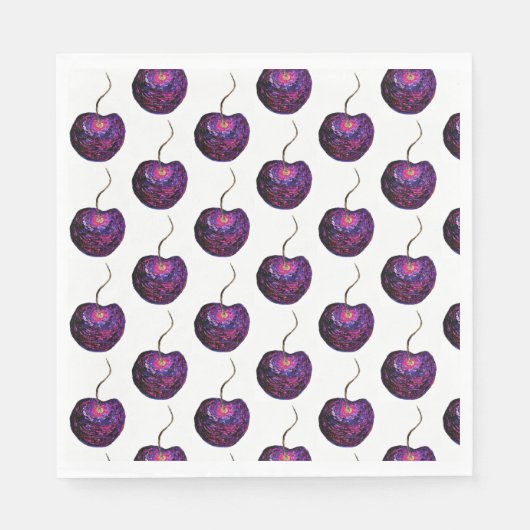 Cherry Paper Napkin Serviette (Vorderseite)