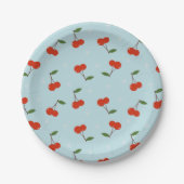 Cherry-Papier-Teller Pappteller (Vorderseite)