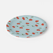 Cherry-Papier-Teller Pappteller (Schrägansicht)