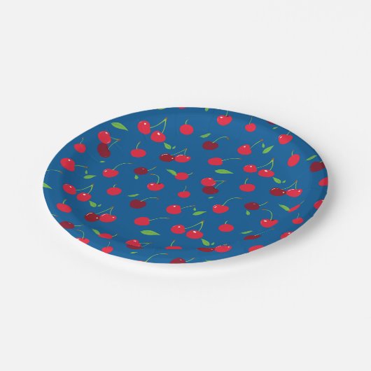 Cherry Pappteller (Schrägansicht)