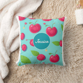 Cherry Pastel Personalisiertes Muster Kissen