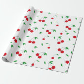 Cherry Pattern Easy Cherry Zeichnend Kirsche Art C Geschenkpapier (Ungerollt)