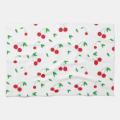 Cherry Pattern Easy Cherry Zeichnend Kirsche Art C Geschirrtuch (Horizontal)