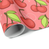 Cherry Pattern Geschenkpapier (Rolleneckpunkt)