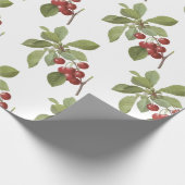 Cherry Pattern Geschenkpapier (Ecke)