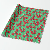 Cherry Pattern Geschenkpapier (Ungerollt)