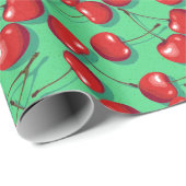 Cherry Pattern Geschenkpapier (Rolleneckpunkt)