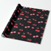 Cherry Pattern Geschenkpapier (Ungerollt)