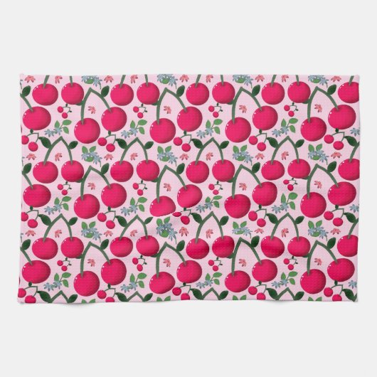 Cherry pattern  geschirrtuch (Horizontal)