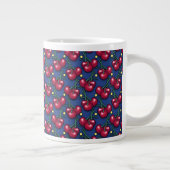 Cherry Pattern Jumbo-Tasse (Rechts)