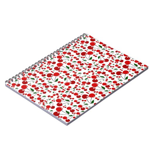 Cherry Pattern Notizblock (Linke Seite)