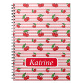 Cherry Pattern Notizblock (Vorderseite)