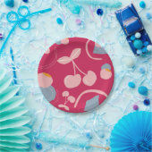 CHERRY PATTERN PAPPTELLER (Party)