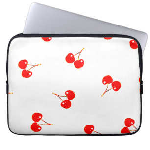 Cherry Pattern Pop-Version Laptopschutzhülle