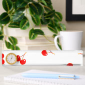 Cherry Pattern Pop-Version Namensplakette