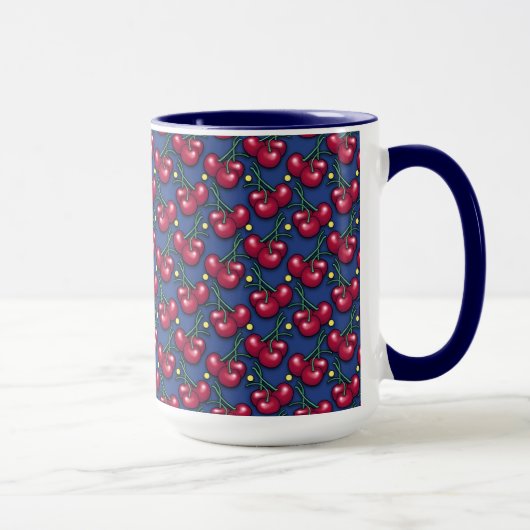Cherry Pattern Tasse (Rechts)